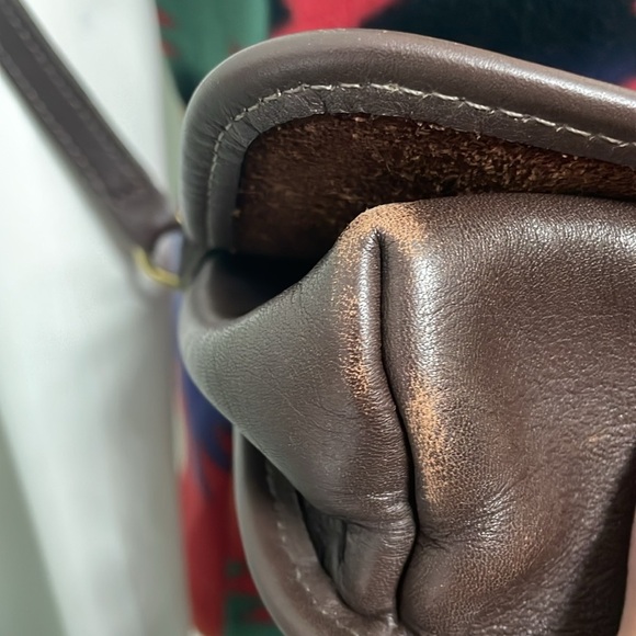 Coach Vintage Companion Flap Turnlock Shoulder Bag Brown 9076 - Picture 4 of 10